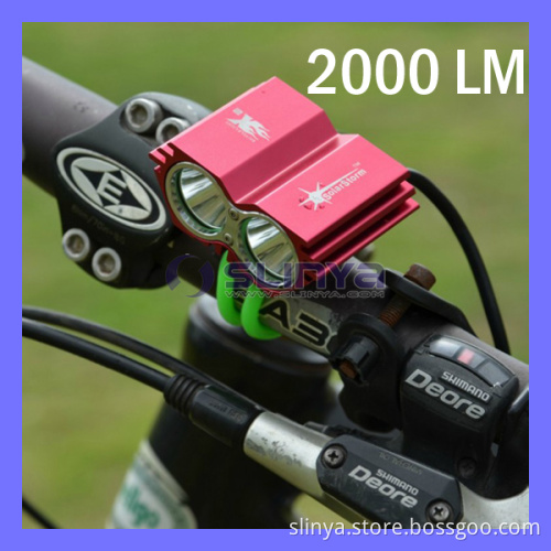 Solarstorm X2 Bike Light CREE Xm-L U2 4 Modes LED 2000lm Dual Head Bicycle Light Front (SL-X2)